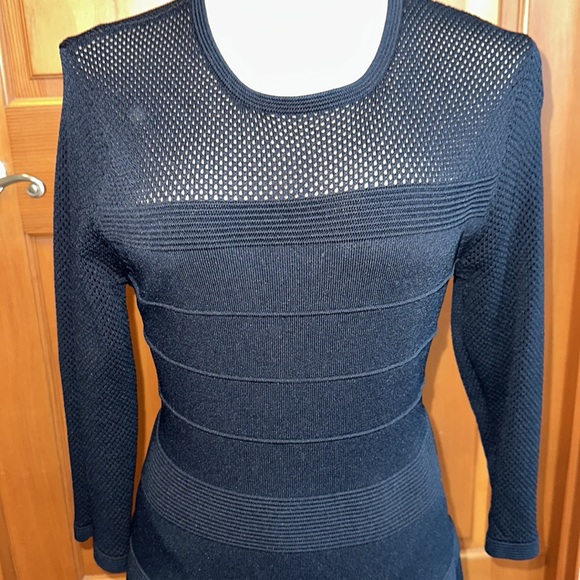 Vince Camuto Fit Flare Sweater Dress - Picture 2 of 5